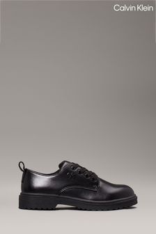 Calvin Klein Black Low Cut Lace-Up Shoes