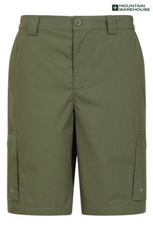 Mountain Warehouse Green Mens Trek Shorts