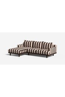 Wide Stripe/Chocolate Brown Turin by Made