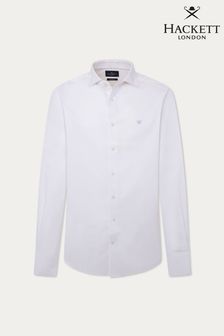 Hackett London Men White Shirt