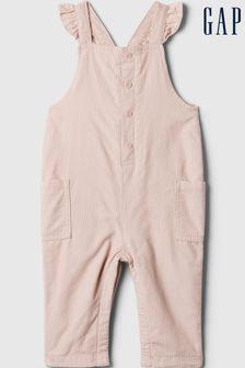 Gap Pink Corduroy Dungarees (Newborn-24mths)