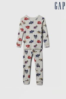 Gap Grey Disney Cars Cotton Long Sleeve Pyjama Set (6mths-5yrs)