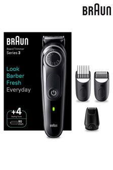 Braun Beard Trimmer Series 3 BT3430, Trimmer For Men With 80min Runtime