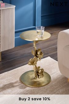 Gold Gold Orchid Side Table