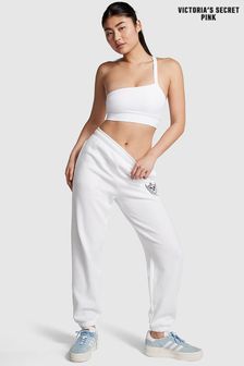 Victoria's Secret PINK Optic White Fleece Joggers