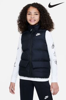 Nike Black Sportswear Synthetic Fill Gilet