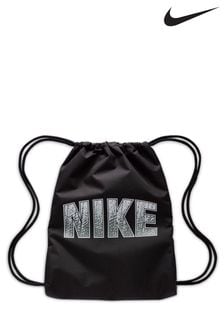 Nike Black Kids' Drawstring Bag (12L)