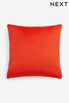 Red 59 x 59cm Matte Velvet Cushion