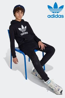 adidas Black Kids Originals Trefoil Hoodie