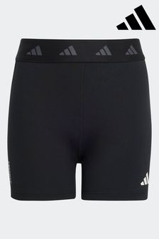 adidas Black Junior Girls Techfit Shorts