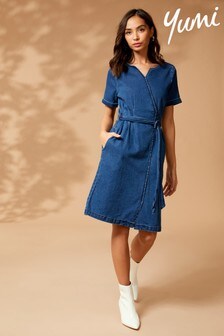 yumi denim dress