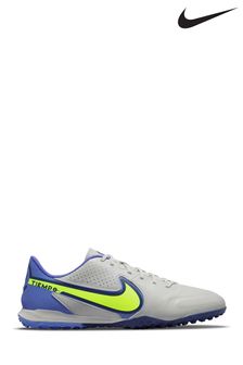 Nike Grey Adults Tiempo Legend 9 Academy Turf Football Boots