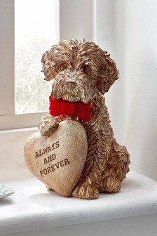 Brown Charlie the Cockapoo Love Ornament