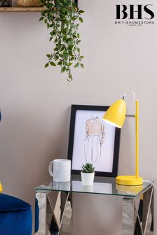 BHS Yellow Sian Task Lamp