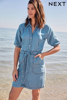 Blue Denim Dresses | Blue Midi \u0026 Mini 