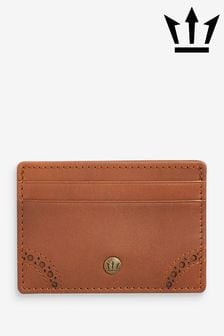 Tan Brown Leather Cardholder
