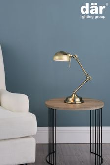 Dar Lighting Grey Brunel Table Lamp