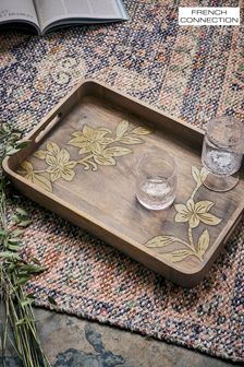 French Connection Wood Westcott Tray