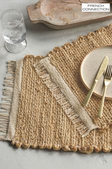 French Connection Natural Watamu Set of 2 Placemats