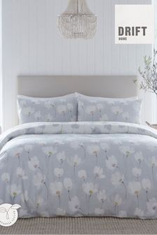 Drift Home Grey Elswick Duvet Cover Set