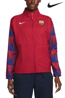 Nike Red Barcelona Anthem Jacket Womens