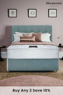 Sleepeezee Green Cooluxe 2000 Mattress and 2 Drawer Divan Base Set