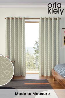 Orla Kiely Pebble Jumbo Linear Stem Made to Measure 100% Cotton Curtains