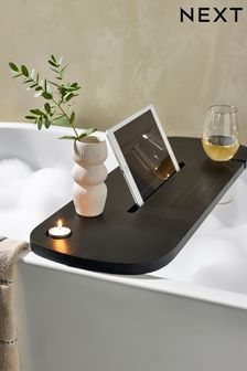 Black Bath Tray