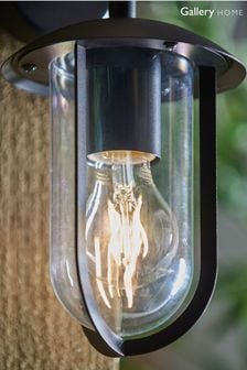 Gallery Home Black Cornwall 1 Bulb Outdoor Wall Light