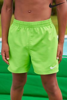 Nike Green 4 Inch Essential Volley Swim Shorts