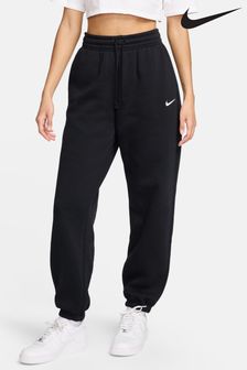 Nike Black Phoenix Fleece High-Waisted Oversized Joggers