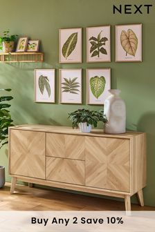 Light Natural Light Natural Hayford Oak Effect Large Large Sideboard