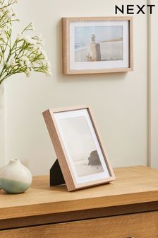 Set of 2 Oak Parker Photo Frames