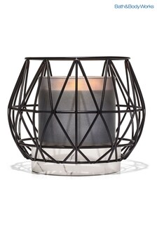 Bath & Body Works Black Timeless Wire 3-Wick Candle Holder