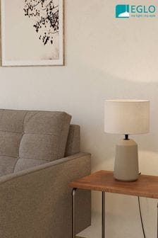 Eglo Natural Capalbio Ribbed Table Lamp