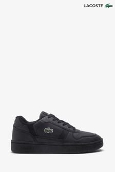 Lacoste T-Clip Lace-Up Logo Black Trainers