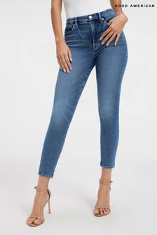 Good American Blue Good Waist Skinny Jeans