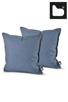 Extreme Lounging Light Denim B Cushion Outdoor Garden Twin Pack