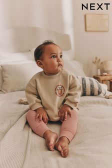 Neutral Christmas Baby Cosy Sweatshirt and Leggings Set (0mths-2yrs)