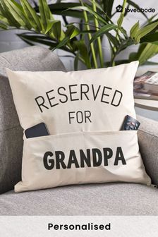Personalised Pocket Cushion by Loveabode