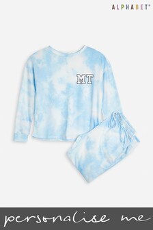 Personalised Adult Tie Dye Lounge Set by Alphabet