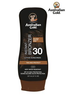 Australian Gold SPF 30 Instant Bronzer Lotion Suncream 237ml