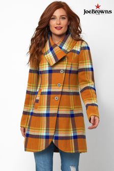 Joe Browns Womens All Over Check Button Up Jacket