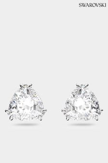 Swarovski Silver Crystal Studded Earrings
