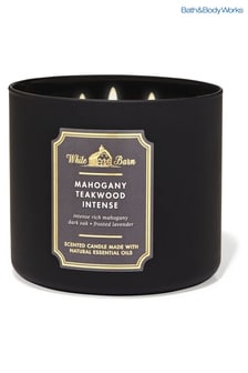 Bath & Body Works Mahogany Teakwood Intense 3-Wick Candle 14.5 oz / 411 g