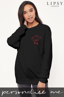 Personalised Lipsy Dog Or Cat Mum Women's Sweatshirt