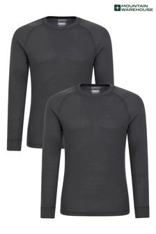 Mountain Warehouse Grey Talus Mens Thermal Top Multipack