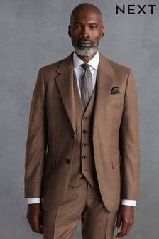 Neutral Signature Zignone Flannel Suit Jacket