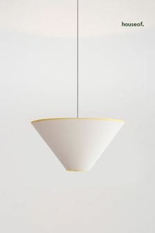 Houseof. White Plain Cone Ceiling Light