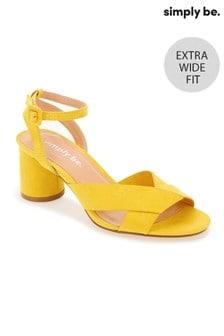 low heel sandals wide fit